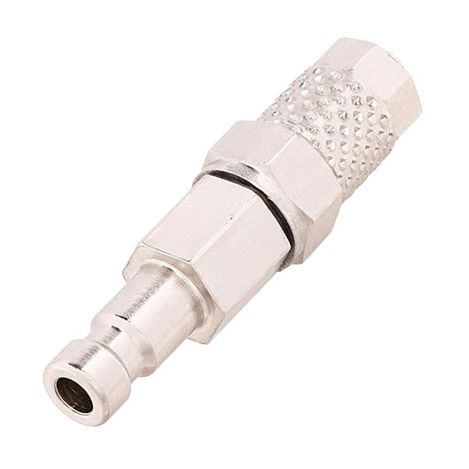 Mancraft QD Fitting mnnlich mit 4 mm Macroline HPA-Adapter silber - 4 mm EU Version Bild 2