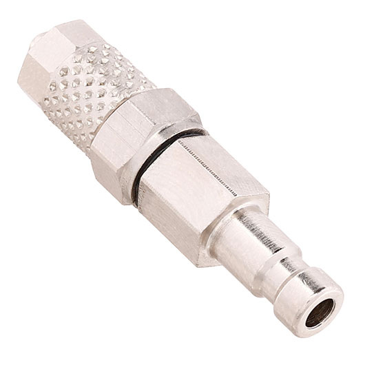 Mancraft QD Fitting mnnlich mit 4 mm Macroline HPA-Adapter silber - 4 mm EU Version Bild 3