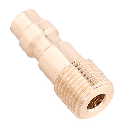 Mancraft QD Fitting mnnlich mit HPA-Adapter G 1/8 Zoll Auengewinde gold - US Version Bild 1