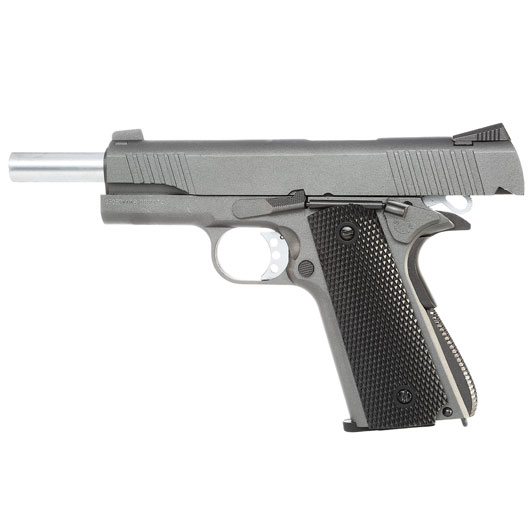 Ersatzteilset Well M1911 Vollmetall CO2 Blowback 6mm BB grau inkl. Koffer Bild 2