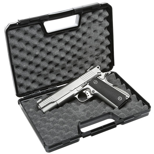 Ersatzteilset Well M1911 Vollmetall CO2 Blowback 6mm BB grau inkl. Koffer Bild 7