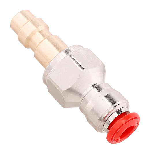 Mancraft QD Fitting mnnlich mit 4mm Macroline HPA-Adapter silber - US Version Bild 3