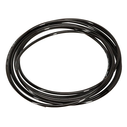 Mancraft 6mm Airline / Macroline Hartgummi Tubing bis 18 bar ca. 100 cm schwarz