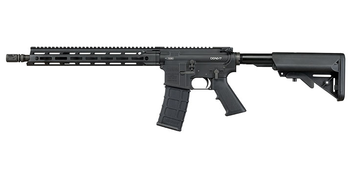 GHK Daniel Defense DDM4 V7 14,5 Zoll MFR 13.5 Vollmetall Gas-Blow-Back 6mm BB schwarz - Version 3 Bild 1