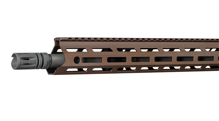 GHK Daniel Defense DDM4 V7 14,5 Zoll MFR 13.5 Vollmetall Gas-Blow-Back 6mm BB tan - Version 3 Bild 6