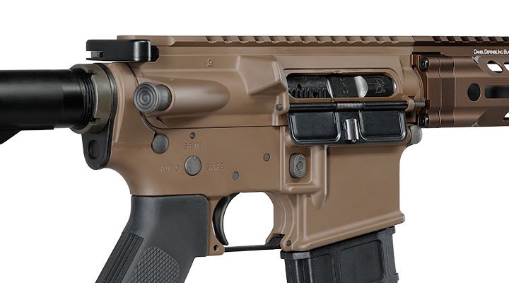 GHK Daniel Defense DDM4 V7 14,5 Zoll MFR 13.5 Vollmetall Gas-Blow-Back 6mm BB tan - Version 3 Bild 8