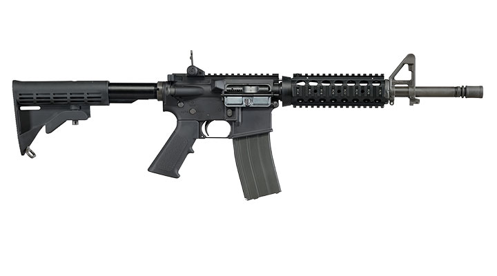 GHK Colt M4 RIS 12.5 Zoll Vollmetall Gas-Blow-Back 6mm BB schwarz - Version 3 Bild 2