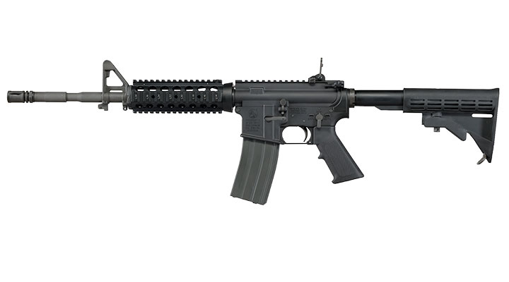 GHK Colt M4 RIS 14.5 Zoll Vollmetall Gas-Blow-Back 6mm BB schwarz - Version 3 Bild 1