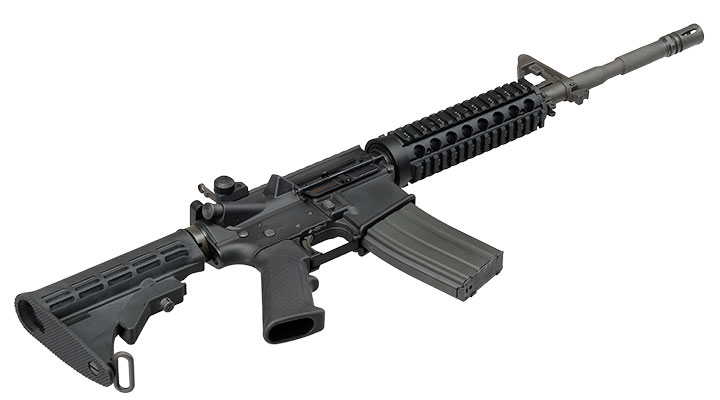 GHK Colt M4 RIS 14.5 Zoll Vollmetall Gas-Blow-Back 6mm BB schwarz - Version 3 Bild 4