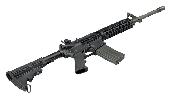 GHK Colt M4 RIS 14.5 Zoll Vollmetall Gas-Blow-Back 6mm BB schwarz - Version 3 Bild 5