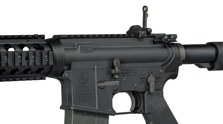 GHK Colt M4 RIS 14.5 Zoll Vollmetall Gas-Blow-Back 6mm BB schwarz - Version 3 Bild 7