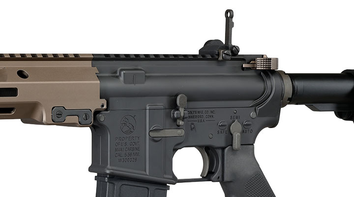 GHK Colt MK16 10.3 URGI Vollmetall Gas-Blow-Back 6mm BB Dualtone - Version 3 Bild 7