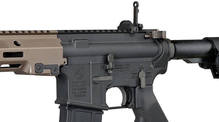 GHK Colt MK16 14.5 URGI Vollmetall Gas-Blow-Back 6mm BB Dualtone - Version 3 Bild 7