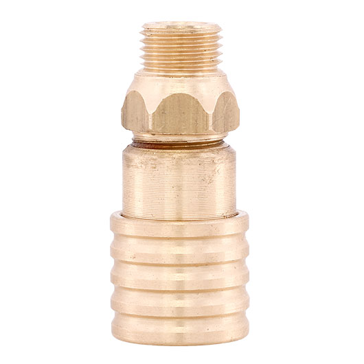 Mancraft QD Fitting weiblich mit HPA-Adapter G 1/8 Zoll Auengewinde gold - US Version Bild 4