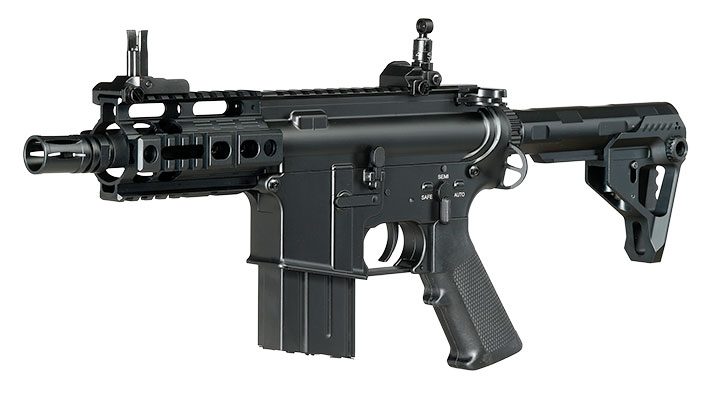 Double Bell M4 RAS Pistol Professional Line Vollmetall AEG 6mm BB schwarz