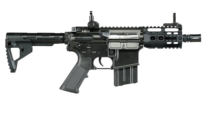 Double Bell M4 RAS Pistol Professional Line Vollmetall AEG 6mm BB schwarz Bild 2