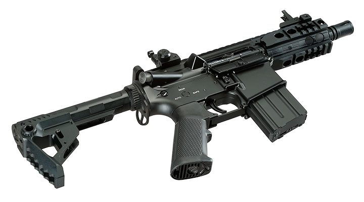 Double Bell M4 RAS Pistol Professional Line Vollmetall AEG 6mm BB schwarz Bild 4