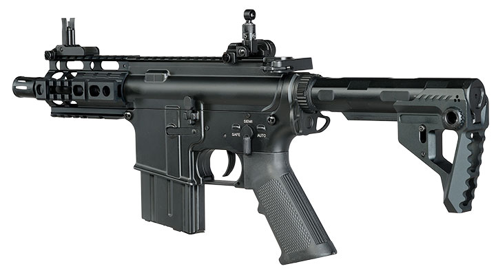 Double Bell M4 RAS Pistol Professional Line Vollmetall AEG 6mm BB schwarz Bild 9