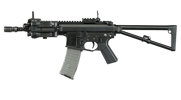 Double Bell PDW Professional Line Vollmetall AEG 6mm BB schwarz Bild 1