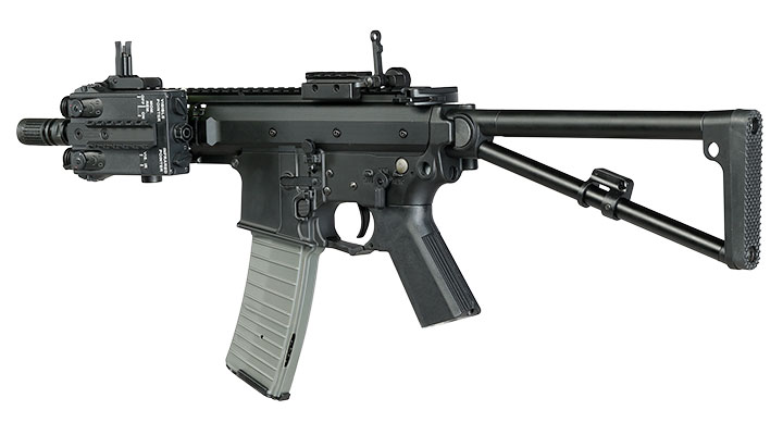 Double Bell PDW Professional Line Vollmetall AEG 6mm BB schwarz Bild 11