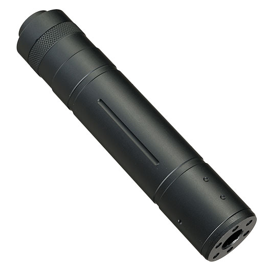 Double Bell Aluminium Mock Sound Suppressor 14mm- schwarz Bild 1