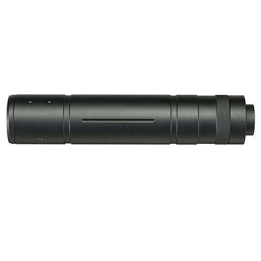 Double Bell Aluminium Mock Sound Suppressor 14mm- schwarz Bild 4