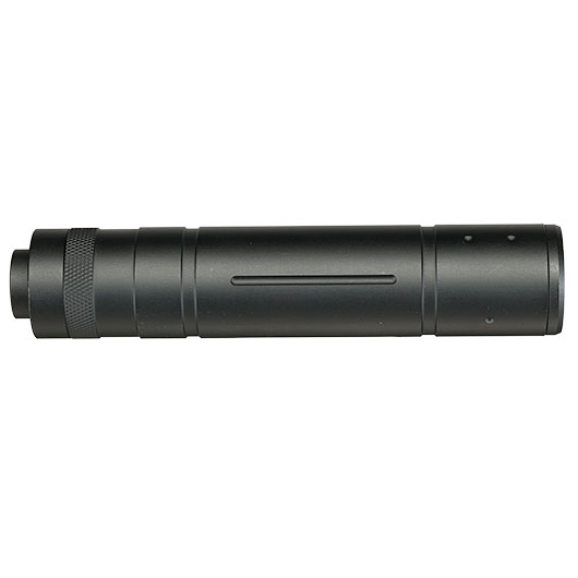 Double Bell Aluminium Mock Sound Suppressor 14mm- schwarz Bild 5