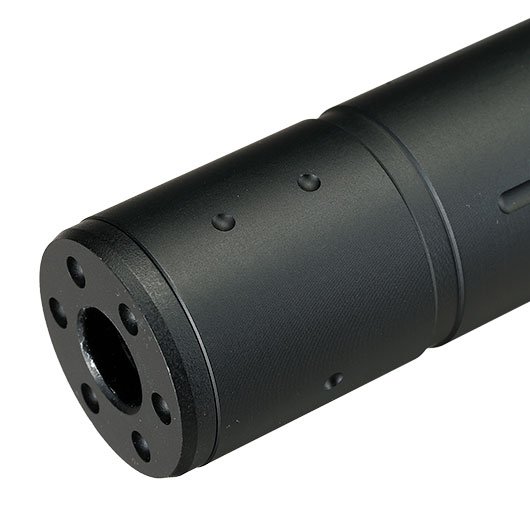 Double Bell Aluminium Mock Sound Suppressor 14mm- schwarz Bild 6