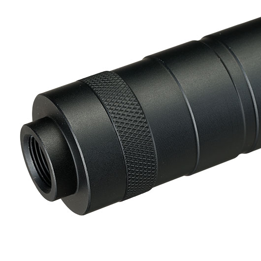 Double Bell Aluminium Mock Sound Suppressor 14mm- schwarz Bild 7