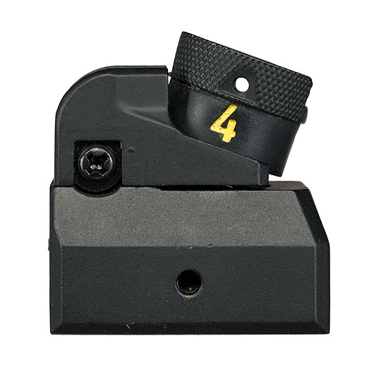 Double Bell Classic Ringvisier Rear Sight f. 20 - 22 mm Schienen schwarz Bild 4