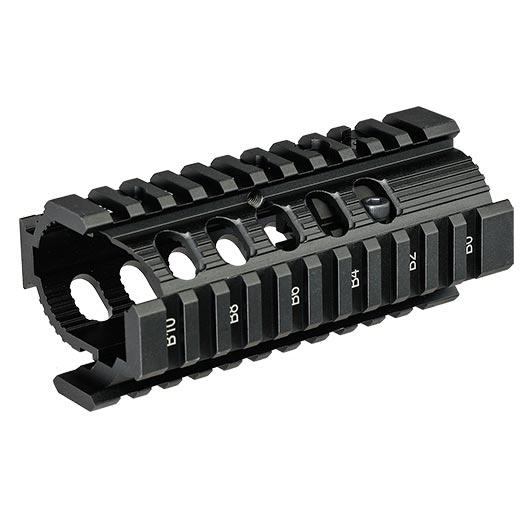 VFC AKS74U CNC Aluminium K-Rail Model 3 Handguard Kit f. VFC AKS74U / AVS74U GBB Gewehre schwarz Bild 6