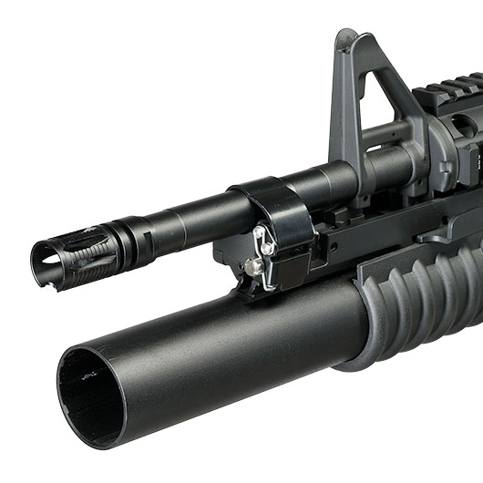 Double Bell M203 B�gel-Laufhalterung / Lauf-Montage f. M4 / M16 Gewehre schwarz Bild 8