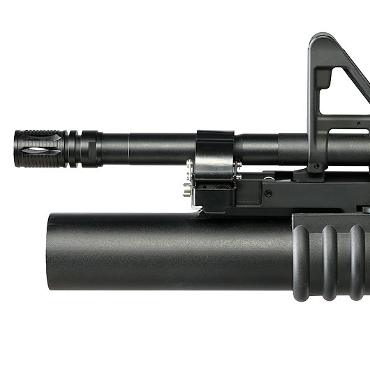Double Bell M203 B�gel-Laufhalterung / Lauf-Montage f. M4 / M16 Gewehre schwarz Bild 9