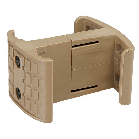 Double Bell M4 / M16 / AR-15 Dual-Magazinklammer / Mag Coupler Dark Earth Bild 3