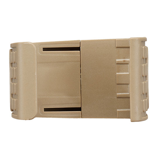 Double Bell M4 / M16 / AR-15 Dual-Magazinklammer / Mag Coupler Dark Earth Bild 5