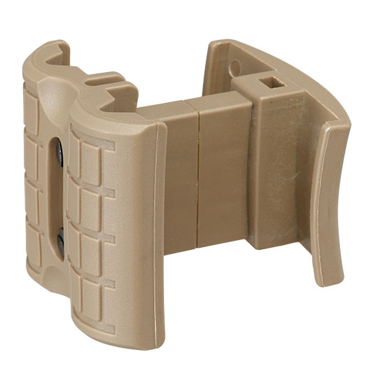 Double Bell AK Dual-Magazinklammer / Mag Coupler Dark Earth Bild 1