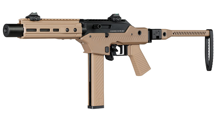 Vorsk VMP-2SD Silenced Rifle GBB 6mm BB tan