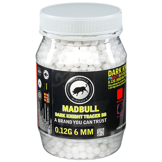 Madbull Dark Knight Tracer BBs 0.12g 2.000er Container Neon Purple Bild 2