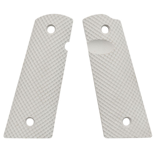 Strike Industries M1911 PX-09 Golfball Dimple Griffschalen f. KJW / Wei-ETech 1911 GBB Pistolen grau Bild 2