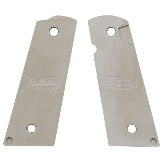 Strike Industries M1911 PX-12 Streamline Griffschalen f. KJW / Wei-ETech 1911 GBB Pistolen grau Bild 3