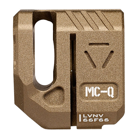 Strike Industries MC-Q Micro Comp Quad Aluminium Compensator f. Auenlufe m. 14mm- Auengewinde Flat Dark Earth Bild 4