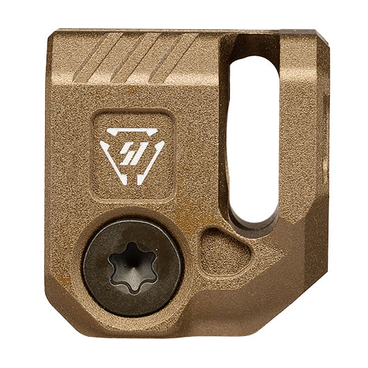 Strike Industries MC-Q Micro Comp Quad Aluminium Compensator f. Auenlufe m. 14mm- Auengewinde Flat Dark Earth Bild 5