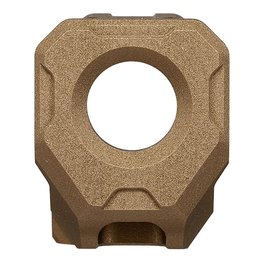Strike Industries MC-Q Micro Comp Quad Aluminium Compensator f. Auenlufe m. 14mm- Auengewinde Flat Dark Earth Bild 6