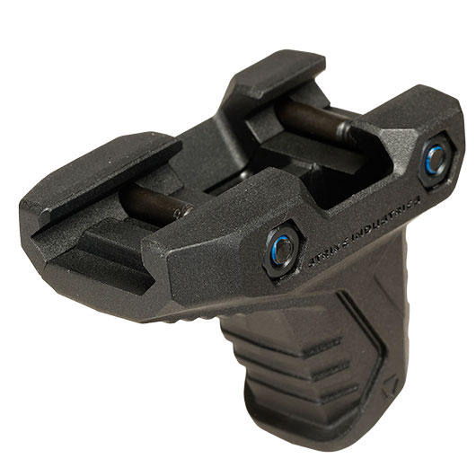 Strike Industries Mini Hand Stop Polymer Frontgriff m. CMS-System f. 20 - 22 mm Schienen schwarz