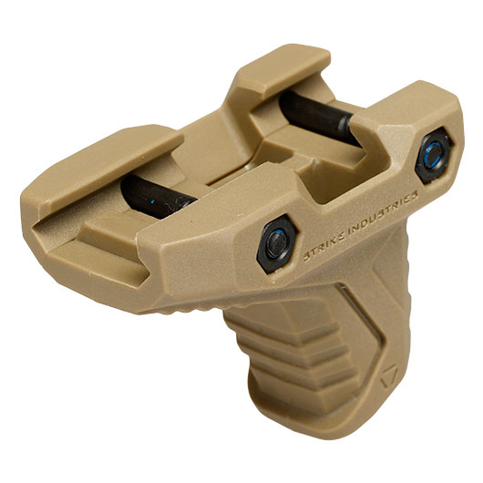 Strike Industries Mini Hand Stop Polymer Frontgriff m. CMS-System f. 20 - 22 mm Schienen Flat Dark Earth