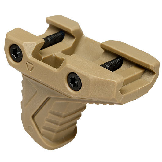Strike Industries Mini Hand Stop Polymer Frontgriff m. CMS-System f. 20 - 22 mm Schienen Flat Dark Earth Bild 1