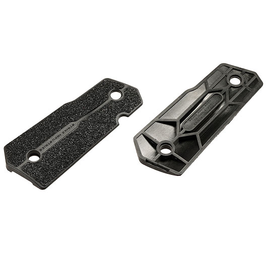 Strike Industries Officer Style Grip 1 Polymer Griffschalen f. M1911 Compact GBB Pistolen schwarz Bild 1