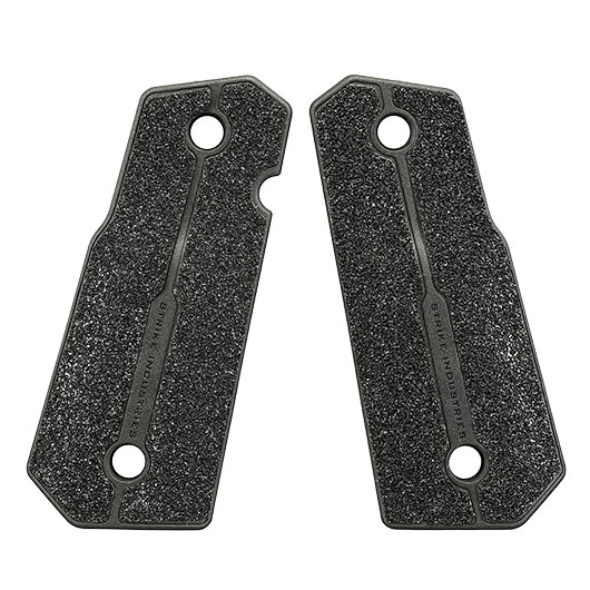 Strike Industries Officer Style Grip 1 Polymer Griffschalen f. M1911 Compact GBB Pistolen schwarz Bild 2