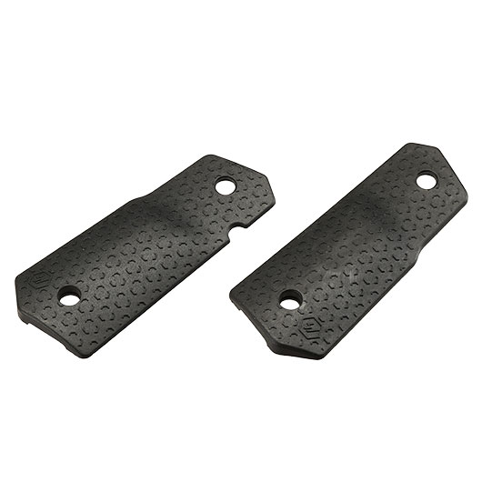 Strike Industries Officer Style Grip 2 Polymer Griffschalen f. M1911 Compact GBB Pistolen schwarz