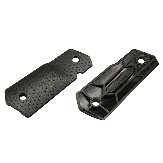 Strike Industries Officer Style Grip 2 Polymer Griffschalen f. M1911 Compact GBB Pistolen schwarz Bild 1